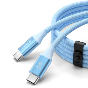Kábel Orico CDX USB-C – USB-C PD 100 W, 5 A, 1 m – modrá