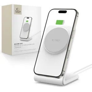 Bezdrôtová nabíjačka Tech-Protect QI15W-A38 MagSafe – biela