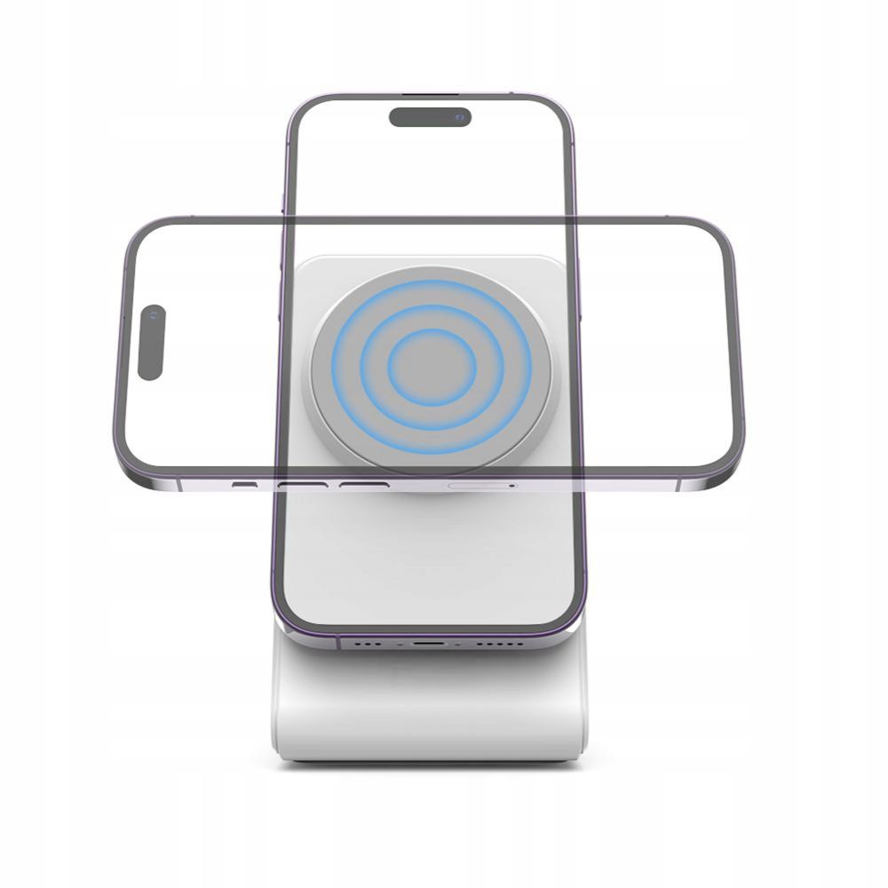 Bezdrôtová nabíjačka Tech-Protect QI15W-A38 MagSafe – biela – Obrázok 6