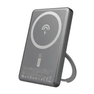 Powerbanka Dudao K28S 20 W PD 5000 mAh s MagSafe a stojanom – sivá
