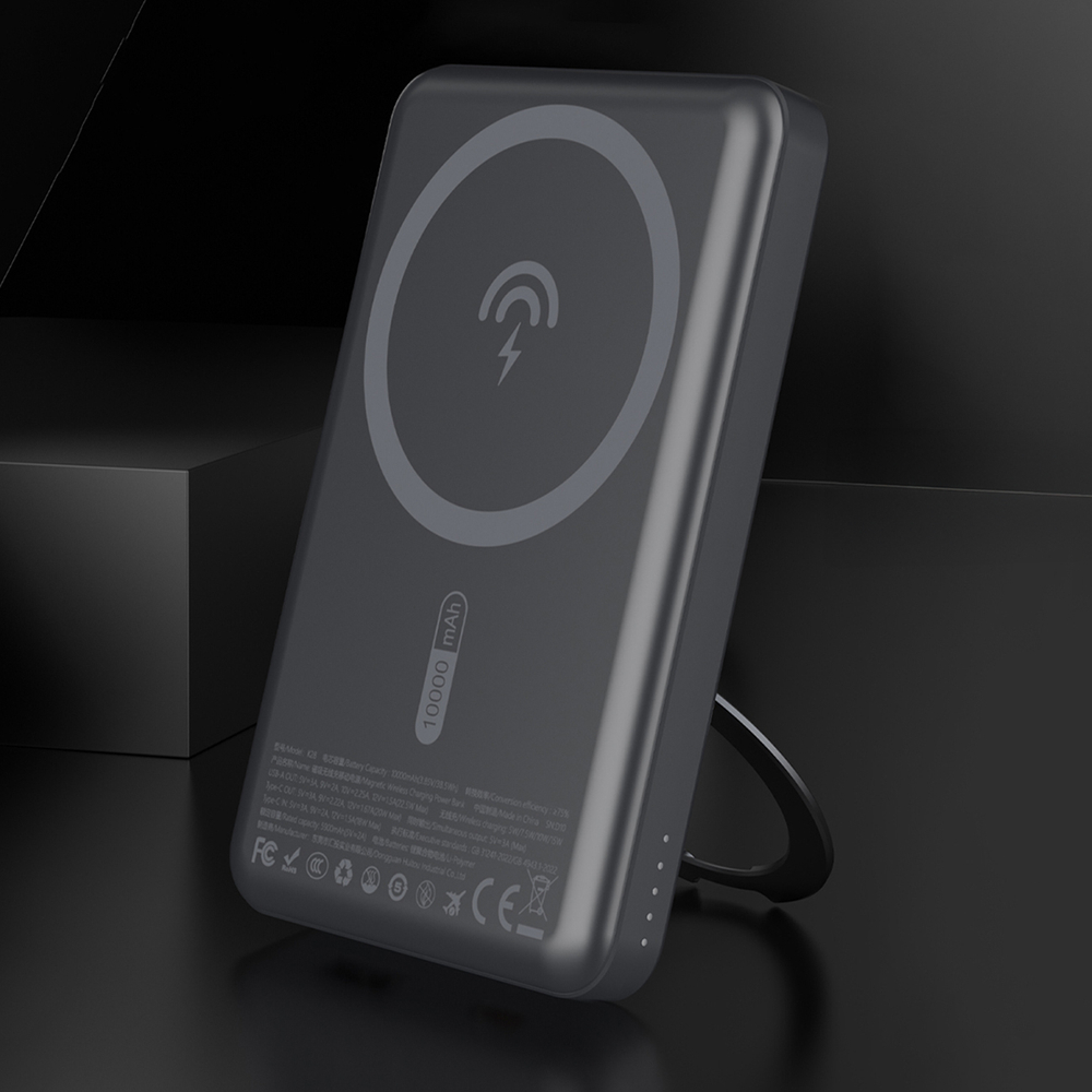 Powerbanka Dudao K28S 20 W PD 5000 mAh s MagSafe a stojanom – sivá – Obrázok 3