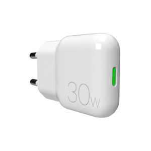 Sieťová nabíjačka Puro SLIMPRO GaN 30 W USB-C – biela