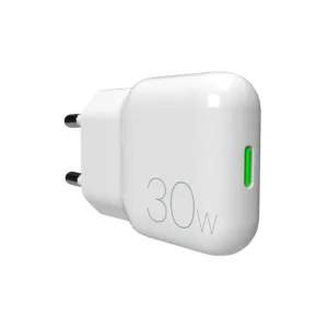 Sieťová nabíjačka Puro SLIMPRO GaN 30 W USB-C – biela