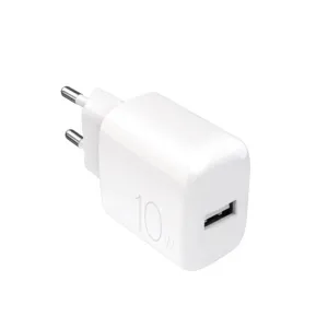 Sieťová nabíjačka Puro PROLITE 10 W USB-A – biela