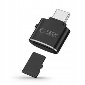 Čítačka kariet microSD Tech-Protect UltraBoost s konektorom USB-C – čierna
