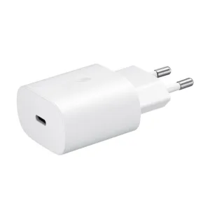 Sieťová nabíjačka Samsung EP-TA800EWE 25 W USB-C (náhradné balenie) – biela