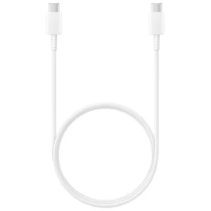 Kábel Samsung EP-DA705BWE USB-C – USB-C 3 A, 1 m (náhradné balenie) – biela