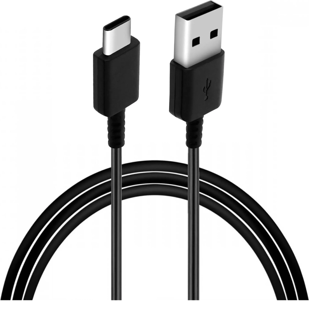 Kábel Samsung EP-DR140ABE USB-A - USB-C 0.8m (náhradné balenie) – čierna