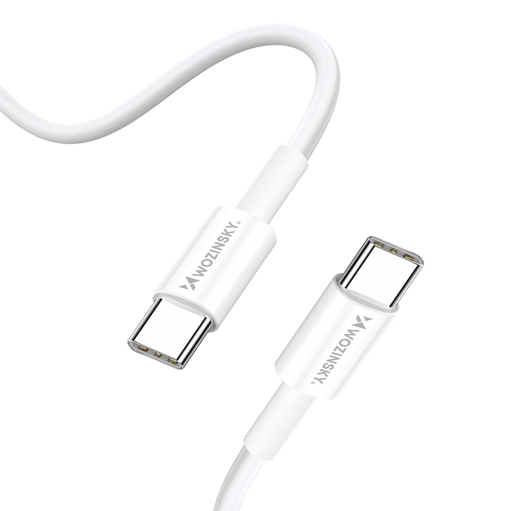 Nabíjačka Wozinsky GaN 65 W s portami USB-A a 2x USB-C, s káblom USB-C 65 W – biela – Obrázok 4