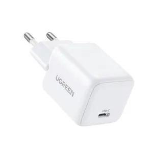 Sieťová nabíjačka Ugreen Nexode séria N X512 20 W GaN 1x USB-C – biela