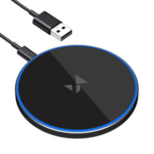 Indukčná nabíjačka Wozinsky WLI-01Y 15 W Qi s káblom USB-C – čierna