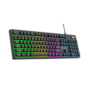 Klávesnica Wozinsky WKG-200 RGB membránová herná s Scroll Wheel – čierna
