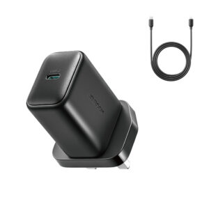 Sieťová nabíjačka Joyroom JR-TCF23 25 W s káblom USB-C 1 m – čierna