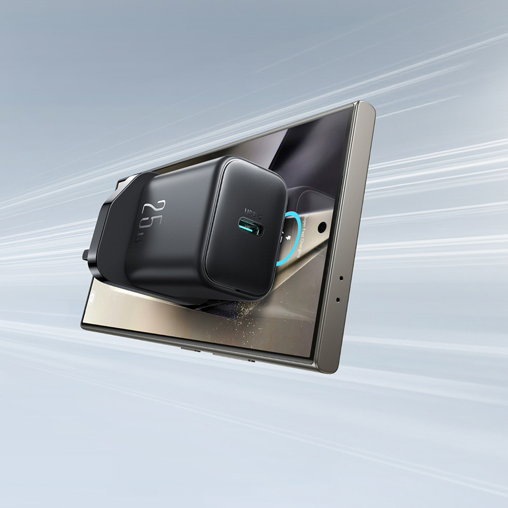 Sieťová nabíjačka Joyroom JR-TCF23 25 W s káblom USB-C 1 m – čierna – Obrázok 3
