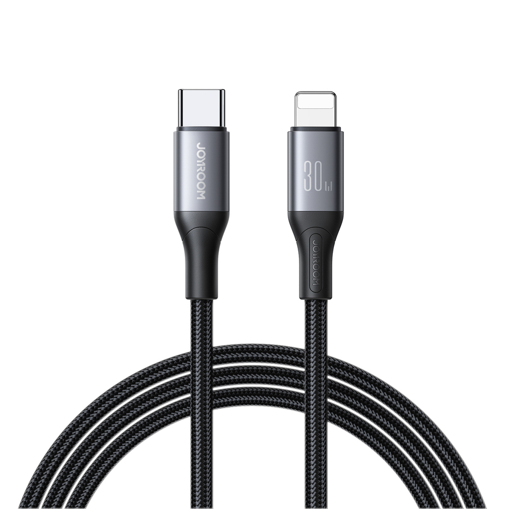 Kábel Joyroom S-A28 Flash Series 30W USB-C - Lightning 2m – čierna