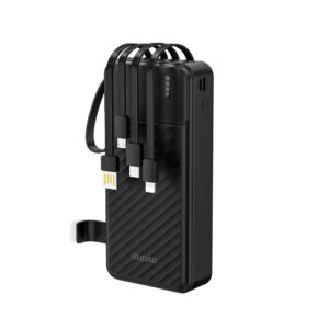Powerbanka Dudao K11 Pro 20 000 mAh so zabudovanými káblami – čierna