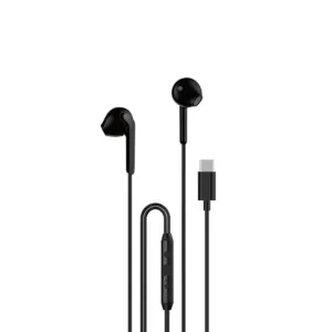 Káblové slúchadlá do uší Dudao X3C USB-C, 1,2 m – čierna