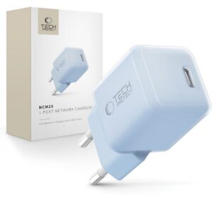 Sieťová nabíjačka Tech-Protect NCM25 USB-C PD 25 W – modrá