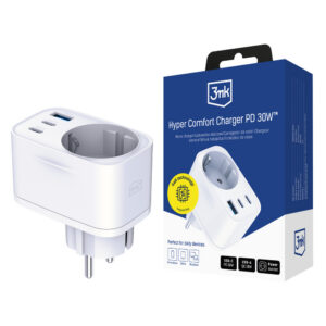 Nabíjačka 3mk Hyper Comfort GaN PD 30W™ – biela
