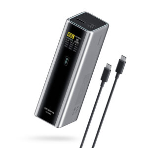 Powerbanka Cuktech CKPB200UGLGR 210W 20000mAh 2 x USB-C 1 x USB-A – sivá