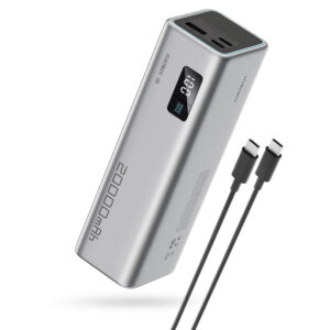 Powerbanka Cuktech CUKP200XGLGR 85W 20000mAh 2 x USB-C 1 x USB-A – sivá