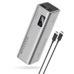 Powerbanka Cuktech CUKP200XGLGR 85 W 20 000 mAh 2x USB-C, 1x USB-A – sivá