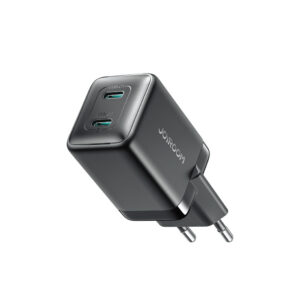 Sieťová nabíjačka Joyroom JR-TCG17 45 W 2x USB-C (EU zástrčka) – čierna