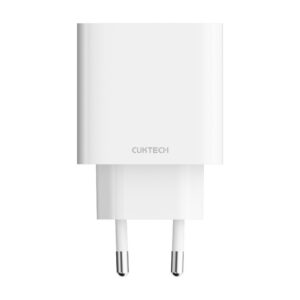 Sieťová nabíjačka Cuktech A19 30 W USB-A + USB-C – biela