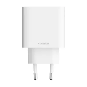 Sieťová nabíjačka Cuktech A19 30 W USB-A + USB-C – biela