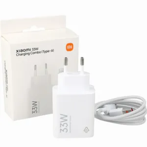 Sieťová nabíjačka Xiaomi MDY-16-EF 1x USB-A 33 W s káblom USB-C 3 A – biela