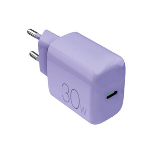 Sieťová nabíjačka Puro Pro Lite 30 W USB-C – fialová