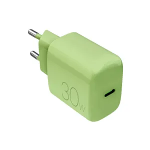 Sieťová nabíjačka Puro Pro Lite 30 W USB-C – zelená
