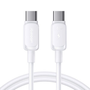 Kábel Joyroom S-A14 USB-C – USB-C 60 W, 1,2 m – biela