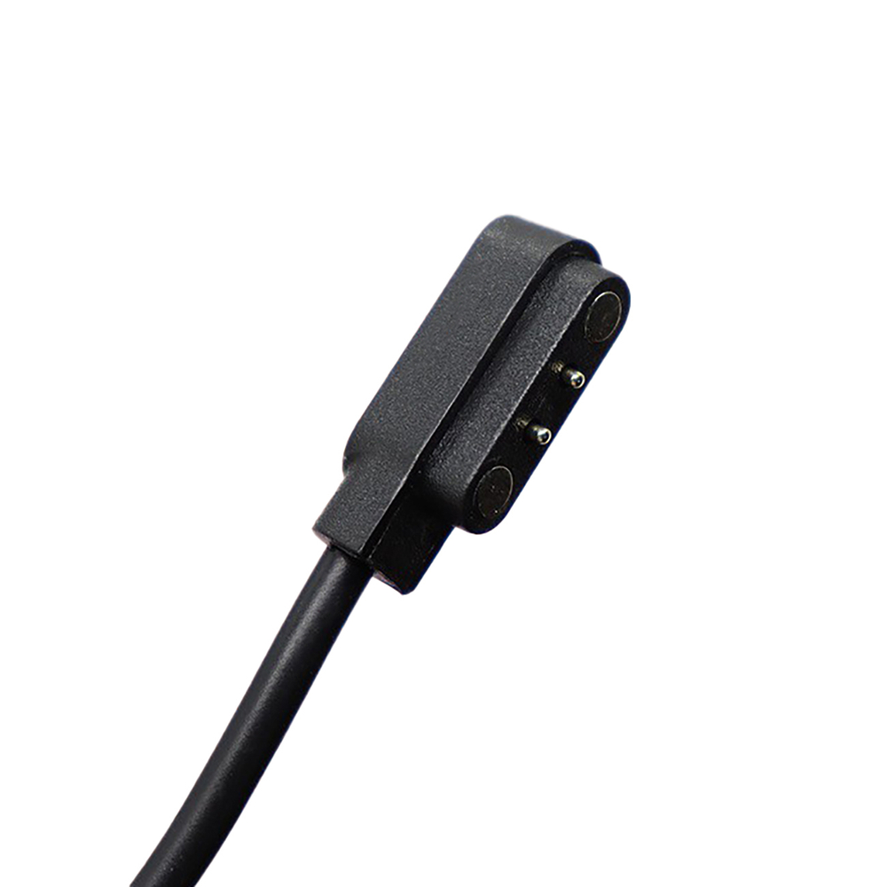 Magnetická nabíjačka HUL-01, 2 piny 2,8 mm, pre inteligentné hodinky, 60 cm – čierna – Obrázok 2