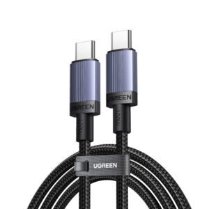 Kábel Ugreen USB-C na USB-C PD 100W 5A 3m – čierna
