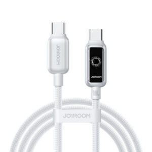 Kábel Joyroom S-A55 StarFlight USB-C – USB-C 100 W, 1,2 m – biela