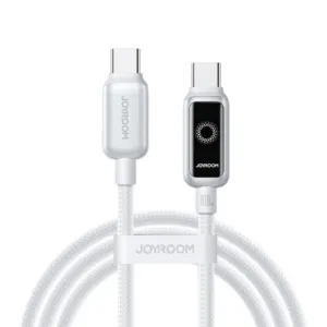 Kábel Joyroom S-A55 StarFlight USB-C – USB-C 100 W, 1,2 m – biela