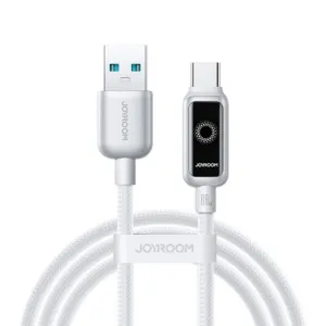 Kábel Joyroom S-A55 StarFlight USB-A – USB-C 66 W, 1,2 m – biela
