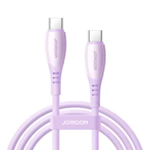 Kábel Joyroom séria Vibrant S-A59 USB-C – USB-C 60 W, 1,2 m – fialová