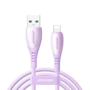 Kábel Joyroom séria Vibrant S-A59 USB-A – Lightning 3 A, 1,2 m – fialová