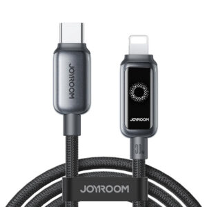 Kábel Joyroom S-A55 StarFlight USB-C – Lightning 30 W, 1,2 m – čierna