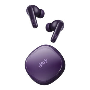 Bezdrôtové slúchadlá QCY T13X do uší s ENC IPX5 Bluetooth 5.3 – fialová