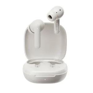 Slúchadlá do uší QCY Buds s ENC, SBC, IPX4, Bluetooth 5.4 – biela