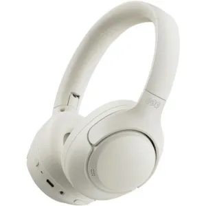 Slúchadlá cez uši QCY H3 s ANC, Bluetooth 5.4, Hi-Res Audio – biela