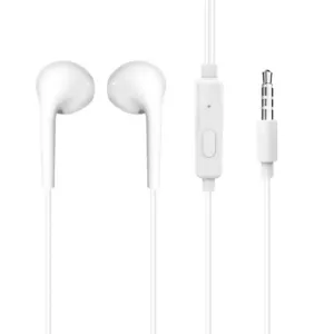 Káblové slúchadlá do uší Dudao X10S, mini jack 3,5 mm, 1,15 m – biela