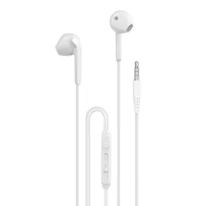 Káblové slúchadlá do uší Dudao X3, mini jack 3,5 mm – biela