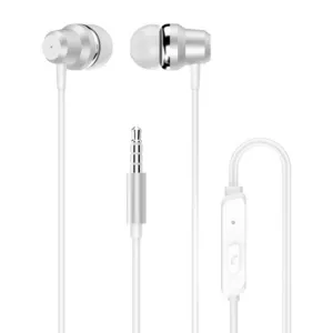 Káblové slúchadlá do uší Dudao X10PRO s ovládaním, mini jack 3,5 mm – biela