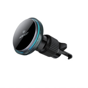 Magnetický držiak do auta Acefast D61 s bezdrôtovým nabíjaním Qi2 25 W do mriežky ventilácie – sivá
