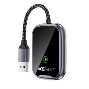 Adaptér Acefast QC1 bezdrôtový do auta – sivá