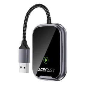 Bezdrôtový adaptér do auta Acefast QC1 – sivá